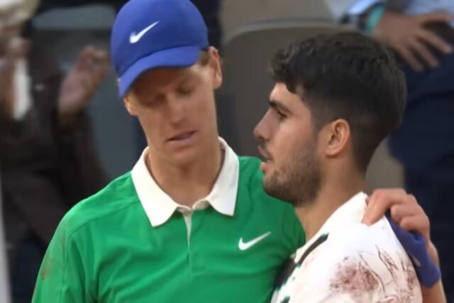 Jannik Sinner e Carlos Alcaraz
