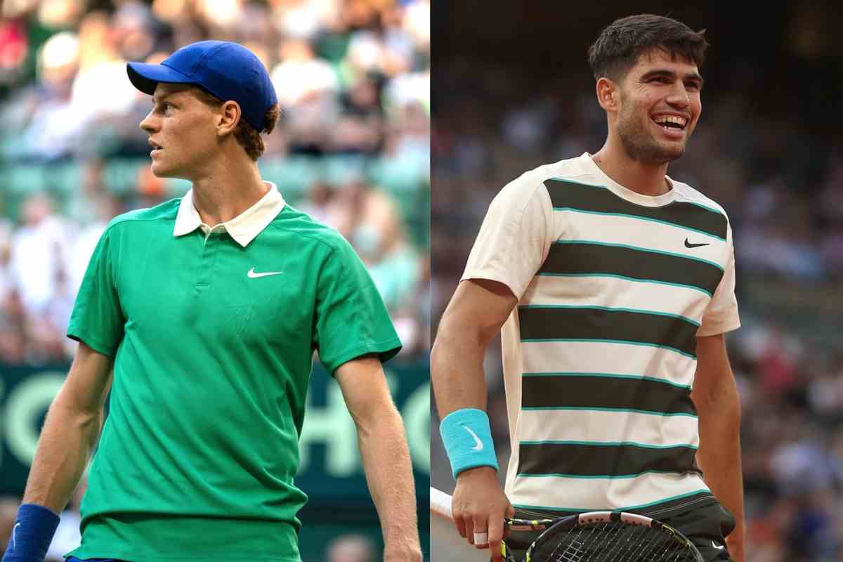 Jannik Sinner e Carlos Alcaraz 