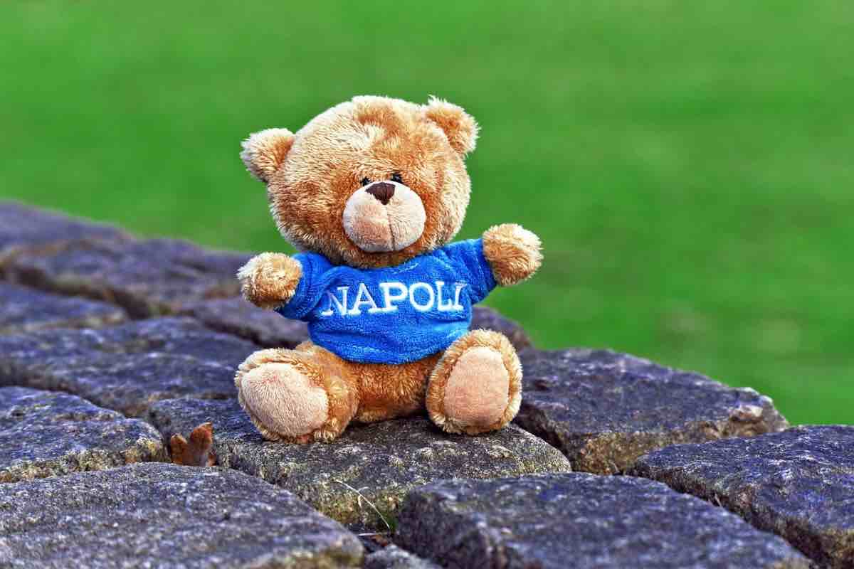 Orso con scritta Napoli