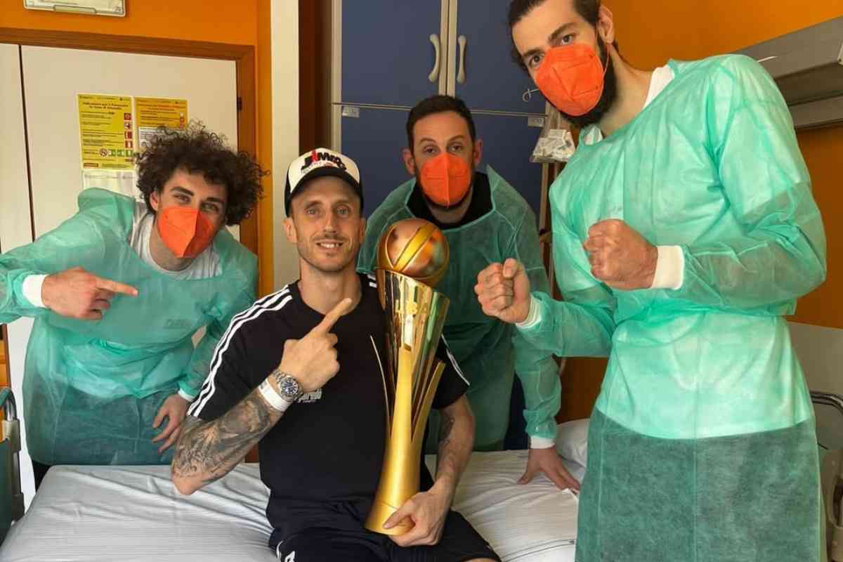 Polonara coppa in ospedale 