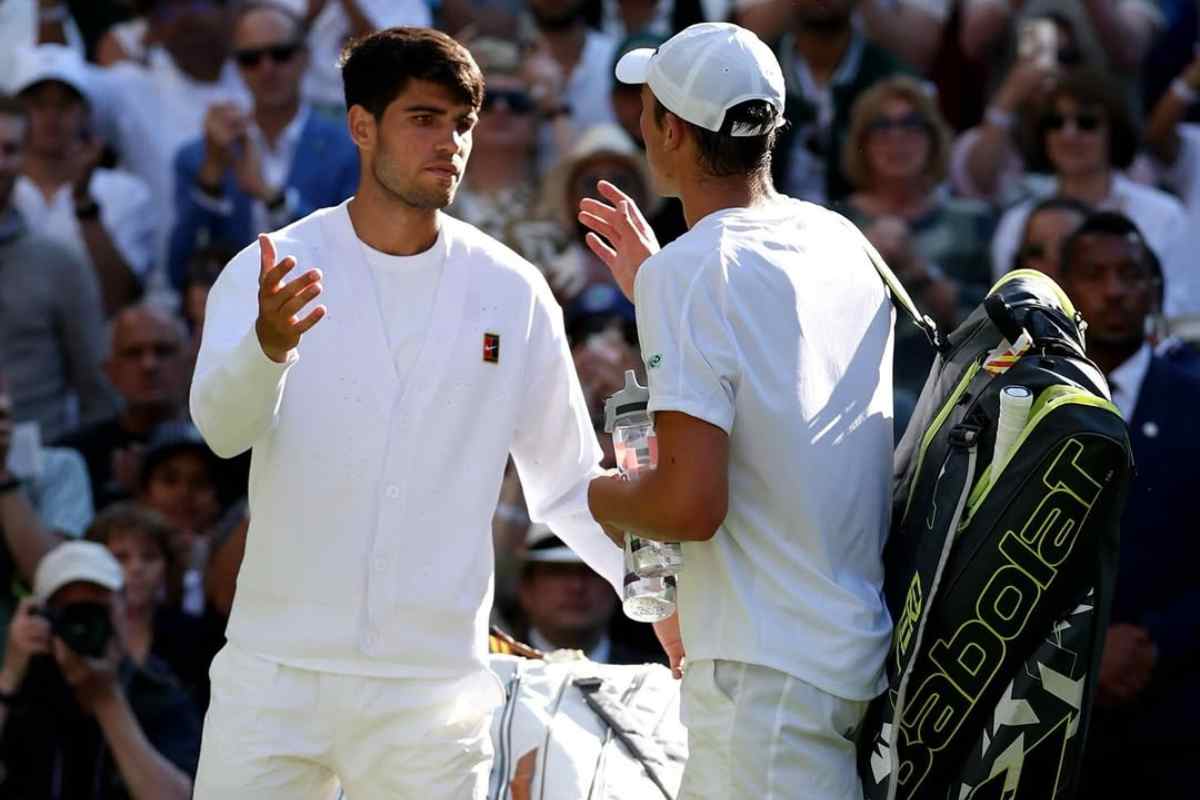 Carlos Alcaraz a Wimbledon
