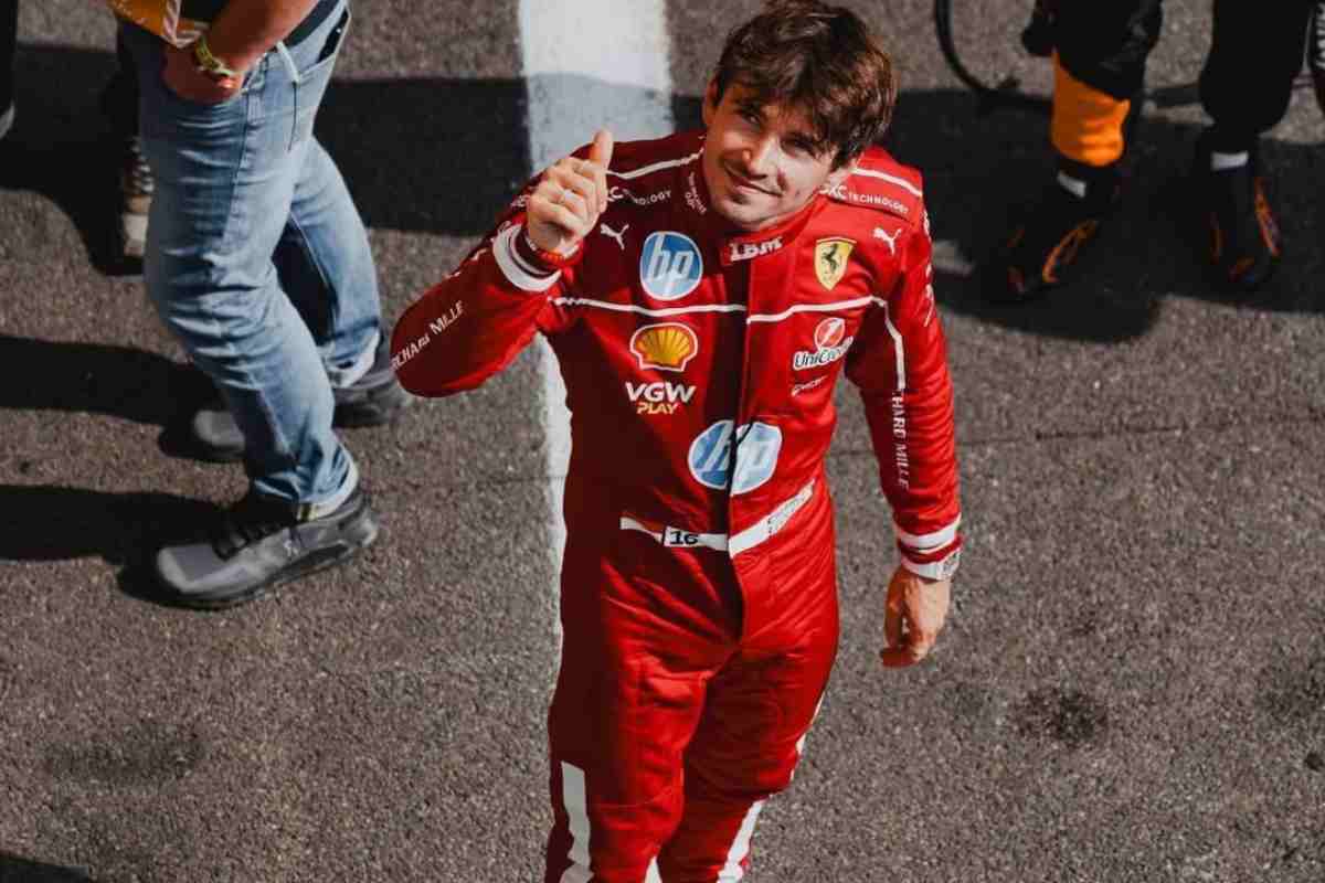 Leclerc nervoso Ferrari