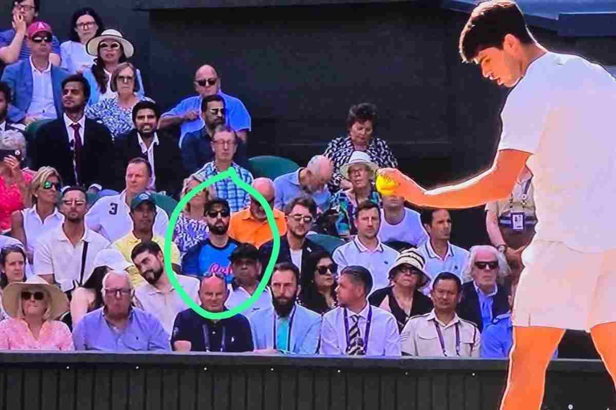 Tifoso Napoli Sinner Alcaraz