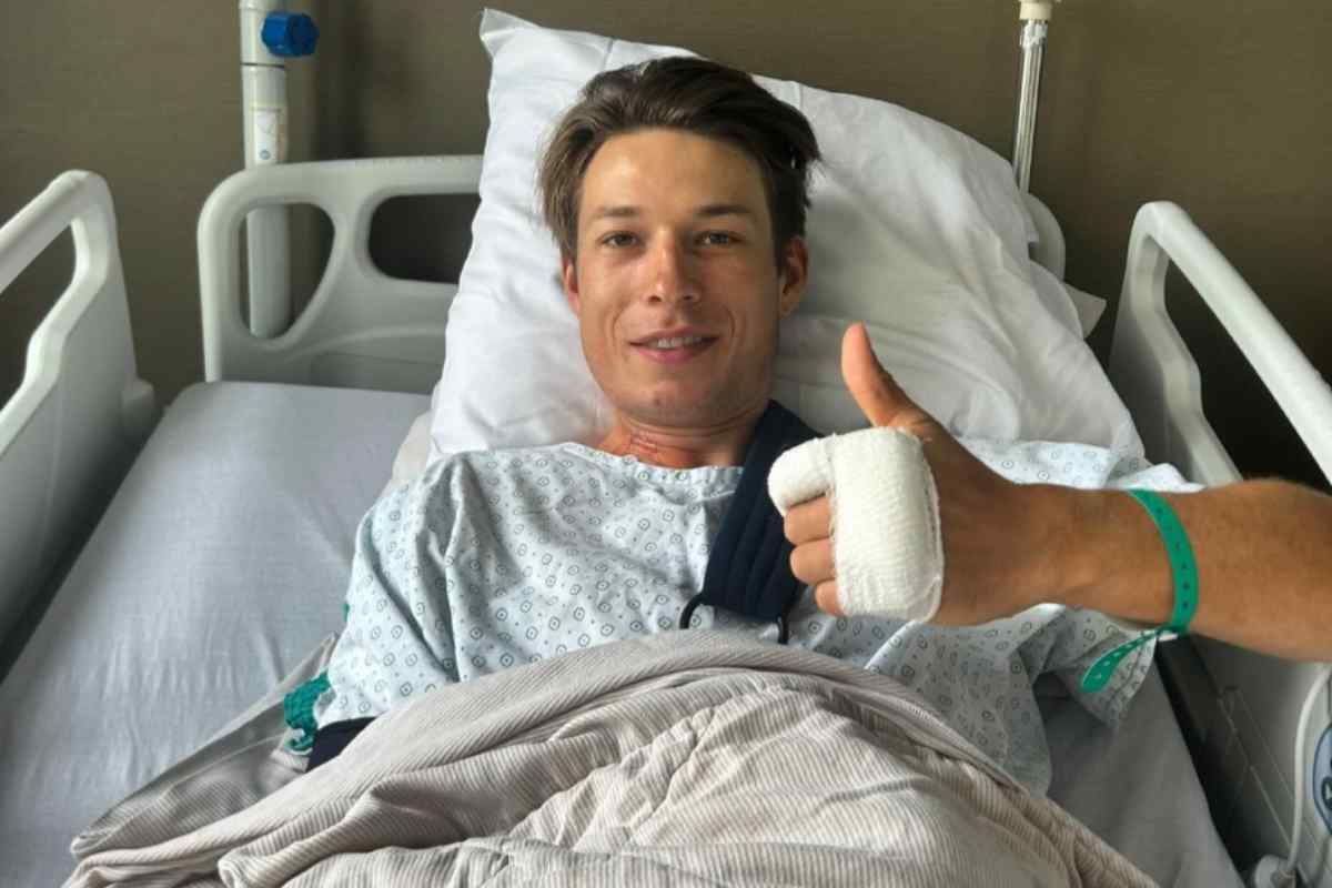 Jasper Philpsen in ospedale