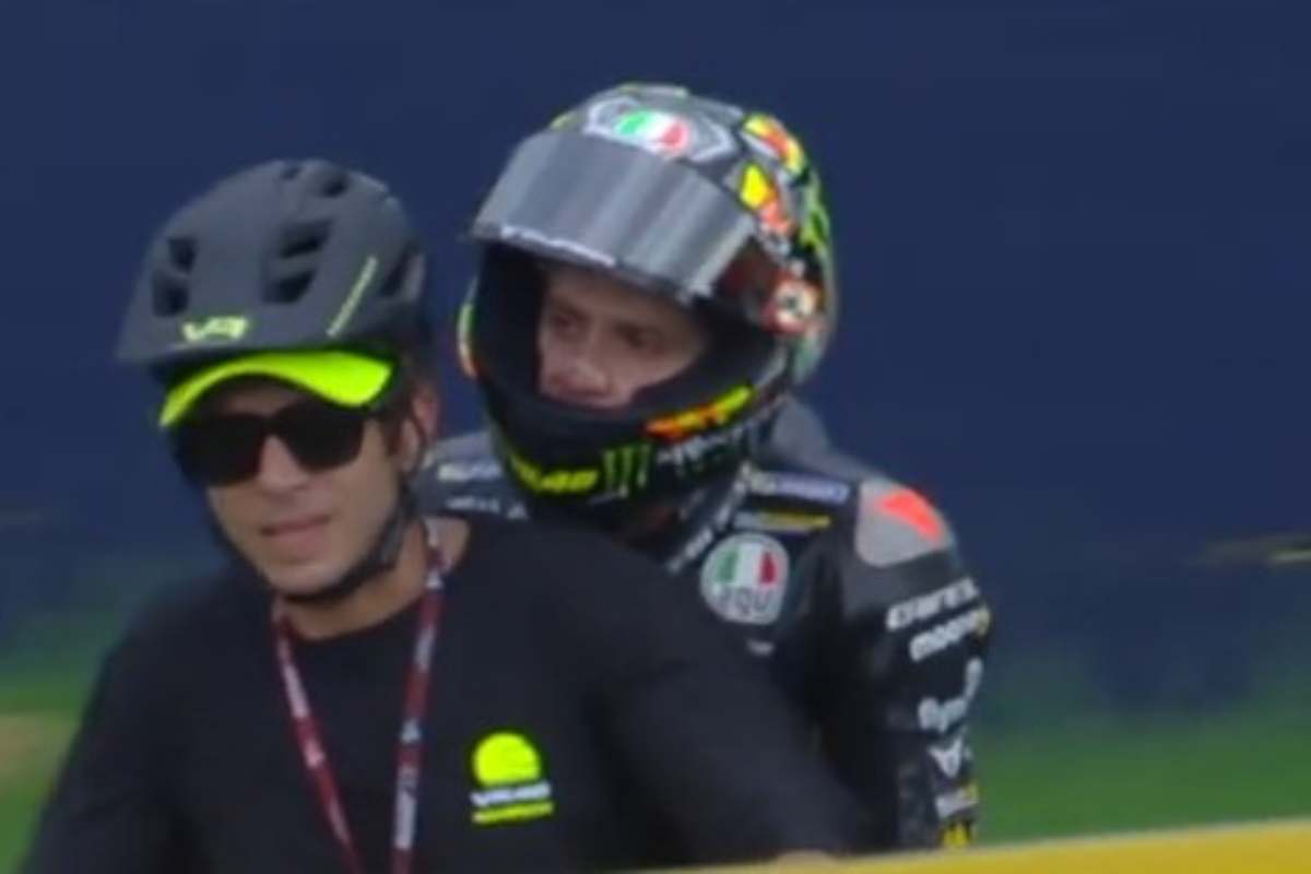 Valentino Rossi e Marco Bezzecchi