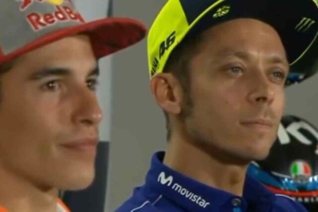 Valentino Rossi e Marc Marquez