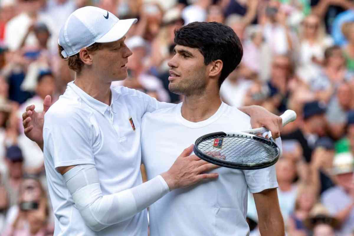 Jannik Sinner e Carlos Alcaraz