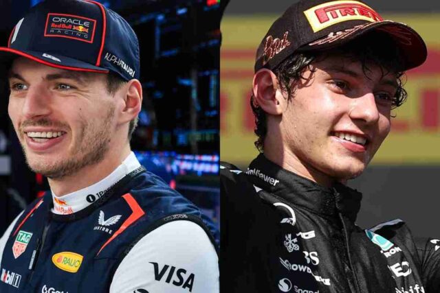 Max Verstappen e Kimi Antonelli