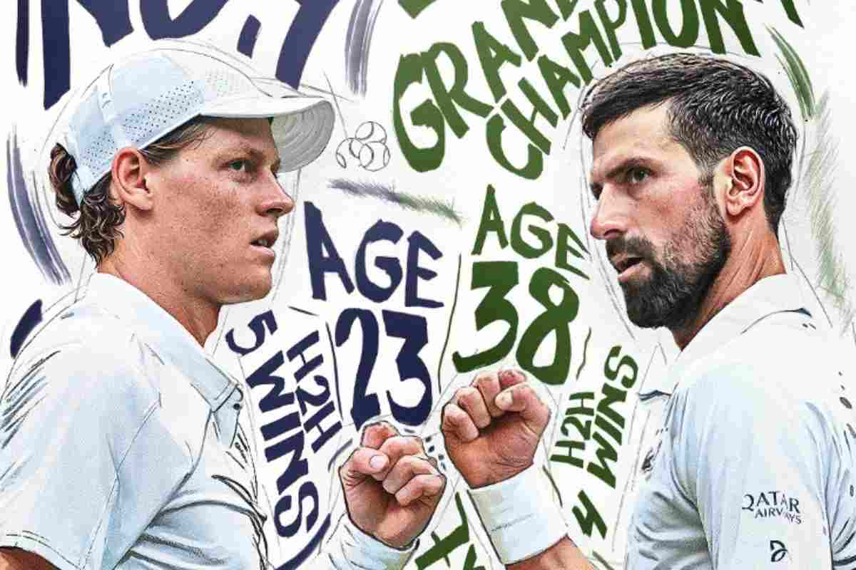 Sinner contro Djokovic a Wimbledon 