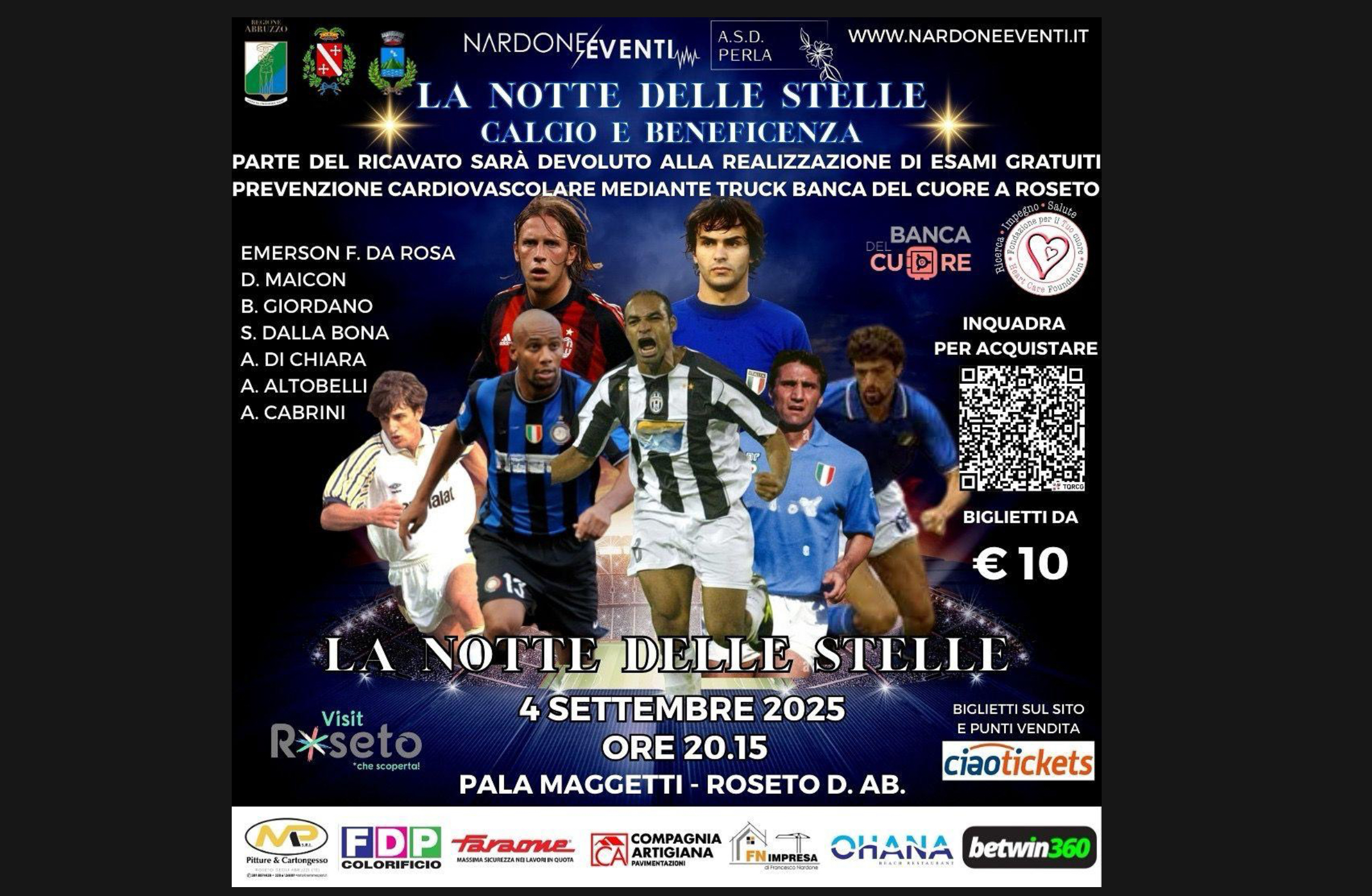 La Notte delle Stelle, Roseto degli Abbruzzi