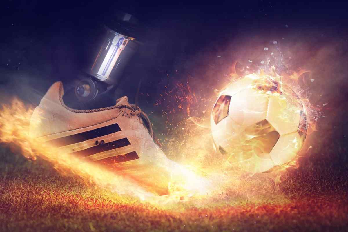 Robot Calcio illustrazione