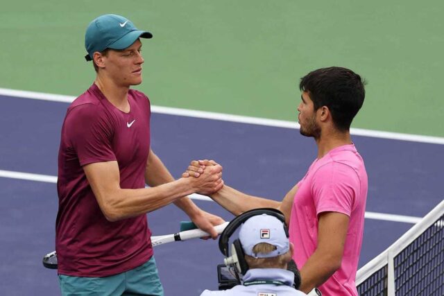 Sinner Alcaraz forfait