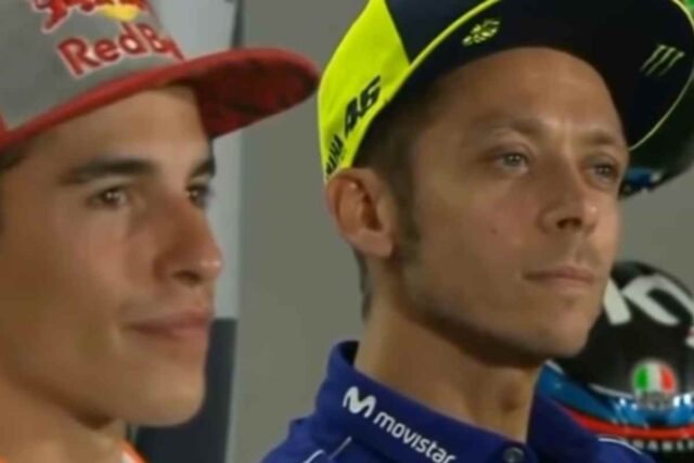 Marc Marquez e Valentino Rossi