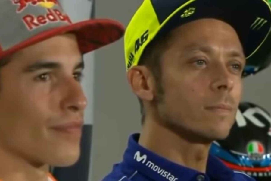 Marc Marquez e Valentino Rossi