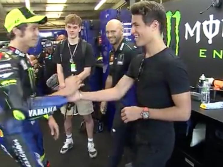 Rossi incontra Norris