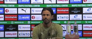 Fabio Grosso, allenatore del Sassuolo. Domani c'è Juve-Sassuolo