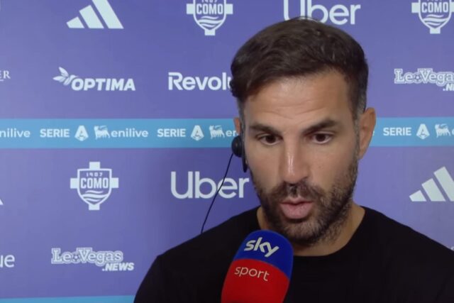 Cesc Fabregas, allenatore Como