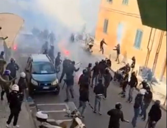 Scontri prima di Pisa Verona