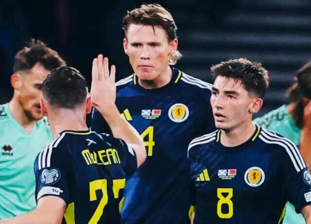 Scott McTominay, centrocampista del Napoli e della Scozia: nuovo traguardo per lui