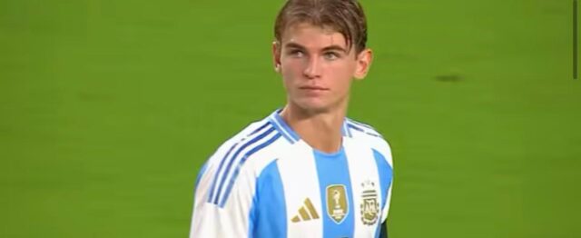 Nico Paz, talento del Como e dell'Argentina, inserito nella lista di Messi