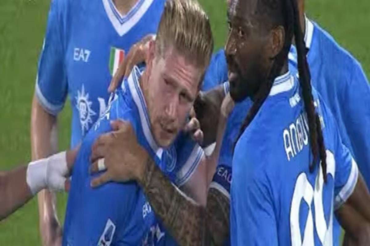 Kevin De Bruyne, il centrocampista del Napoli si è infortunato nella gara contro l'Inter