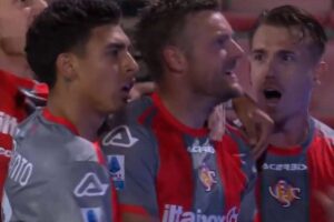 L'esultanza di Jamie Vardy