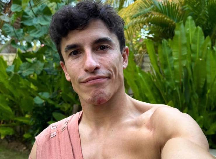 Marquez caduta reazione