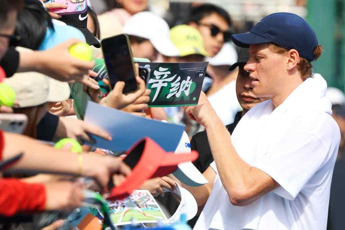 Sinner pronto per il campo 