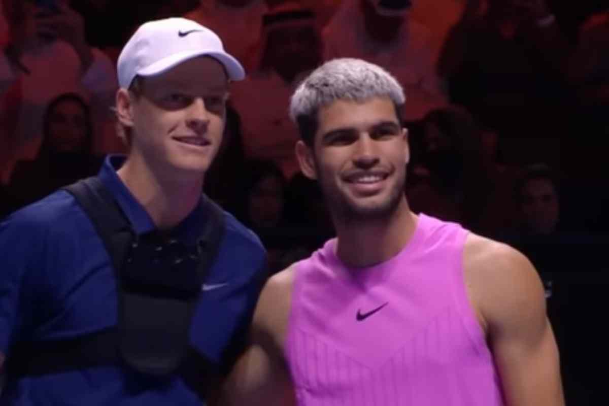 Jannik Sinner e Carlos Alcaraz