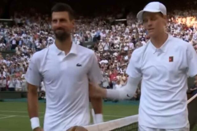 Jannik Sinner e Novak Djokovic