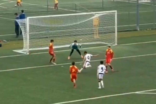 Andrea Kostyuk in occasione di Bra-Milan (Screen X)