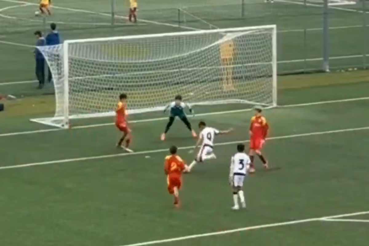 Andrea Kostyuk in occasione di Bra-Milan (Screen X)