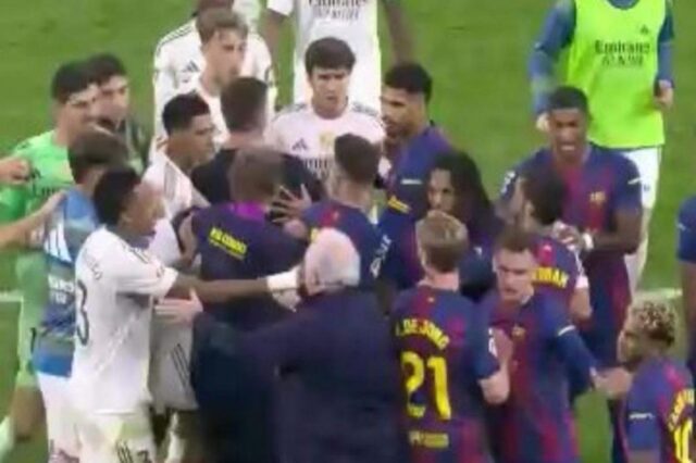 Real Madrid-Barcellona, finale rovente con rissa: Yamal protagonista