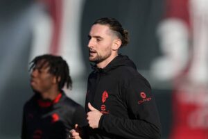 Lotta scudetto - Adrien Rabiot, centrocampista del Milan (fonte AC Milan)