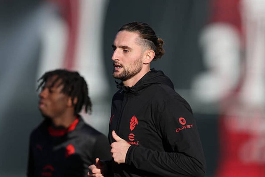 Lotta scudetto - Adrien Rabiot, centrocampista del Milan (fonte AC Milan)
