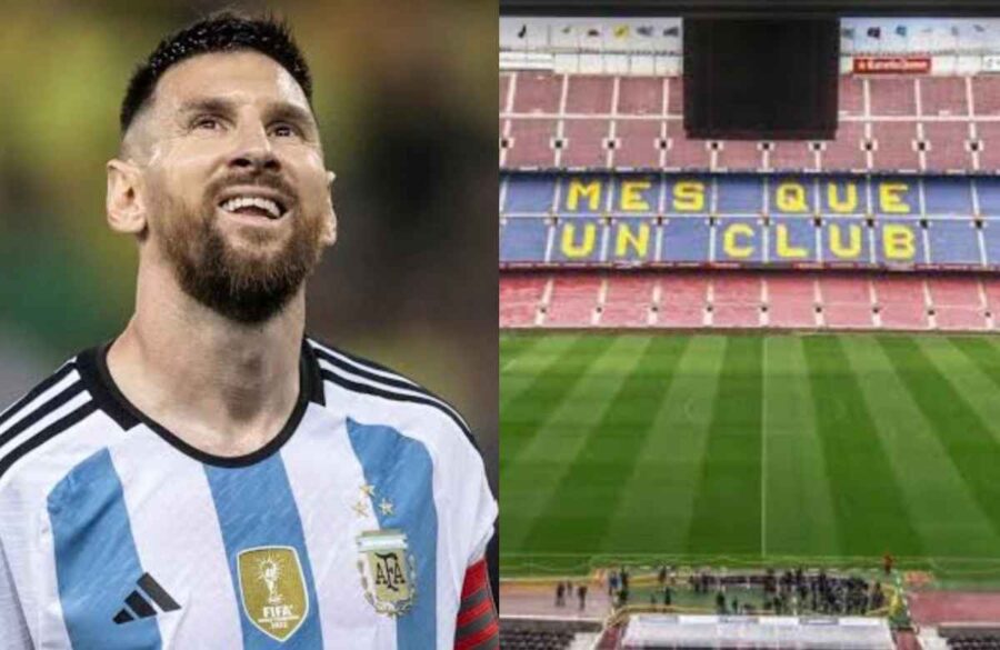 Lionel Messi visita il nuovo Camp Nou: le sue parole