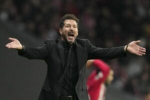 Diego Simeone, allenatore dell'Atletico Madrid - Champions League