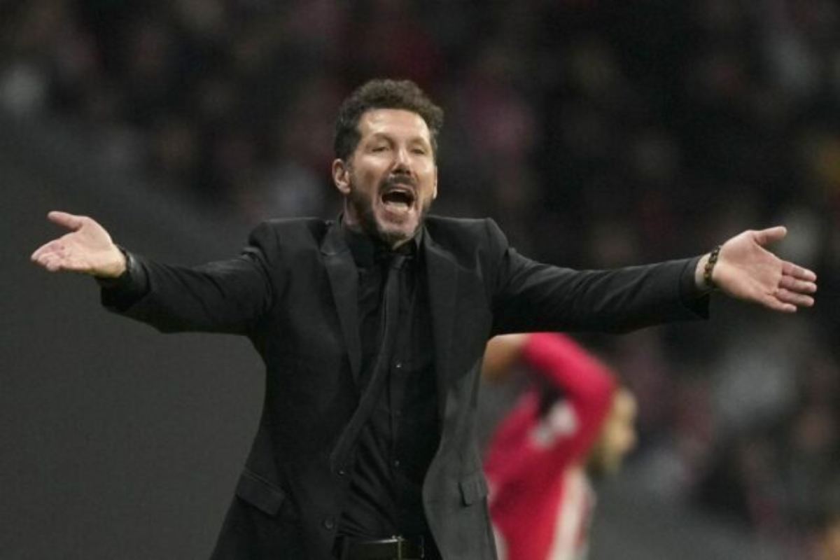 Diego Simeone, allenatore dell'Atletico Madrid - Champions League