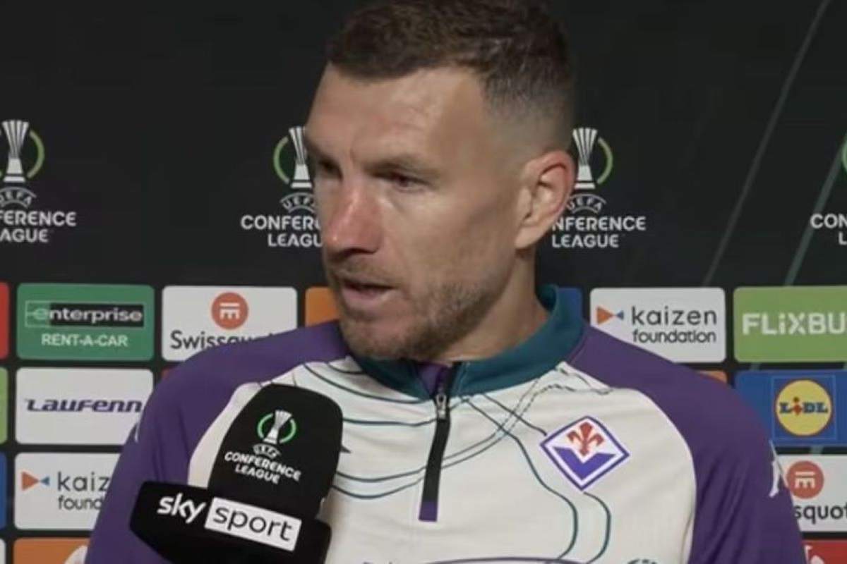 Edin Dzeko, attaccante Fiorentina