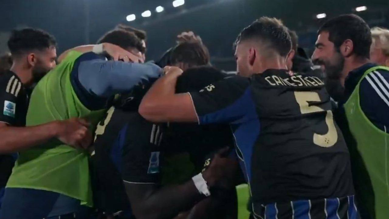 Esultanza Pisa al primo gol