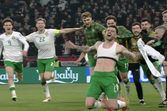 Parrott eroe d'Irlanda: cinque gol in due partite