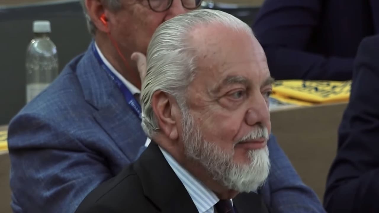 Aurelio De Laurentiis, presidente del Napoli