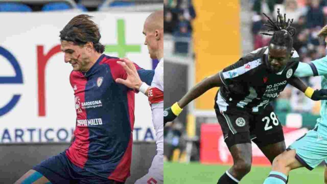 Serie A, Cagliari-Genoa e Udinese-Bologna