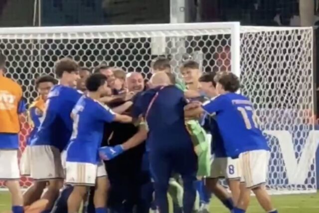 La festa dell’Italia U17 per il bronzo al Mondiale