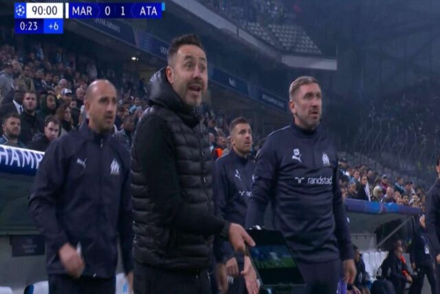 Roberto De Zerbi, allenatore del Marsiglia