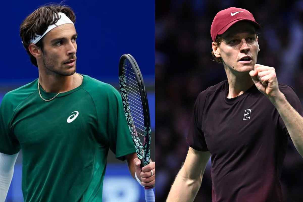 Lorenzo Musetti e Jannik Sinner 