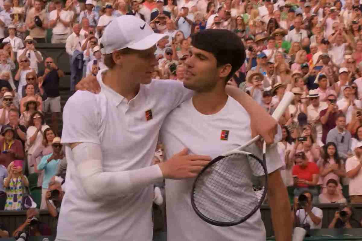 Sinner e Alcaraz a WImbledon