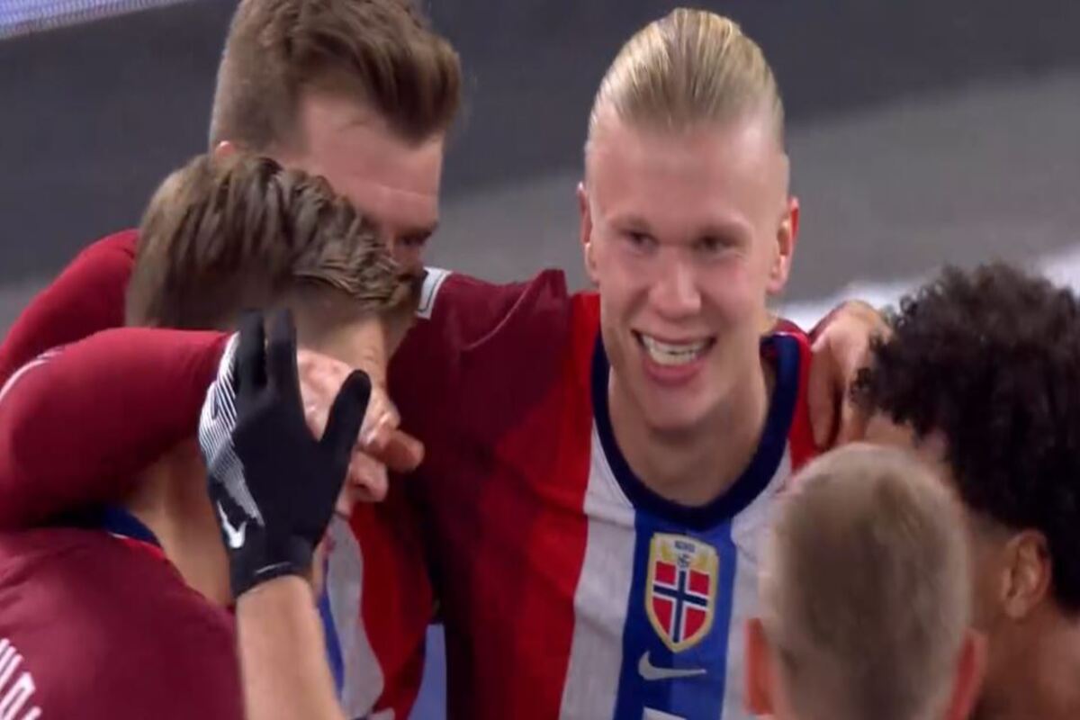 Erling Haaland, attaccante del Manchester City e della Norvegia