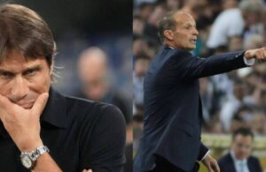 Antonio Conte (Napoli) e Massimiliano Allegri (Milan)