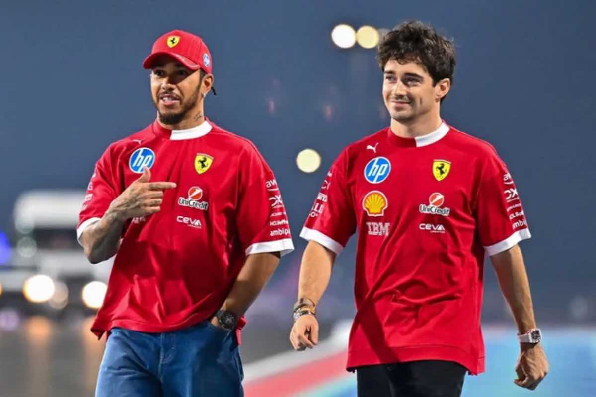 Vasseur Hamilton Ferrari 